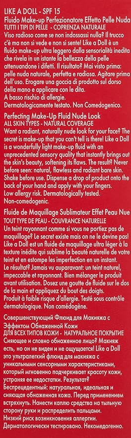 PUPA Milano Like A Doll Perfecting Make-Up Fluid, Sand 30 ml