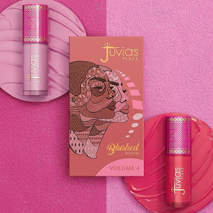 Juvia's Place Blushed Liquid Blush Marigold - Dewy Tint Cheeks Makeup Glow Pigment Effortless Beauty Long Lasting Cosmetics Soft Creamy Natural Buildable All Skin Color Light Flawless Finish Blend