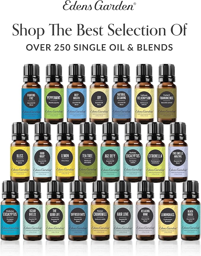 Edens Garden Basil- Lemon Essential Oil- 100% Pure Premium Grade, Undiluted, Natural, Therapeutic, Aromatherapy, The Best for Diffuser, Candle, Laundry, Humidifiers 30 ml (1 fl oz)