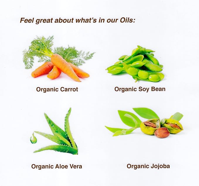 NO Sunscreen Golden Tanning Organic Carrot Oil 8.5 Ounces