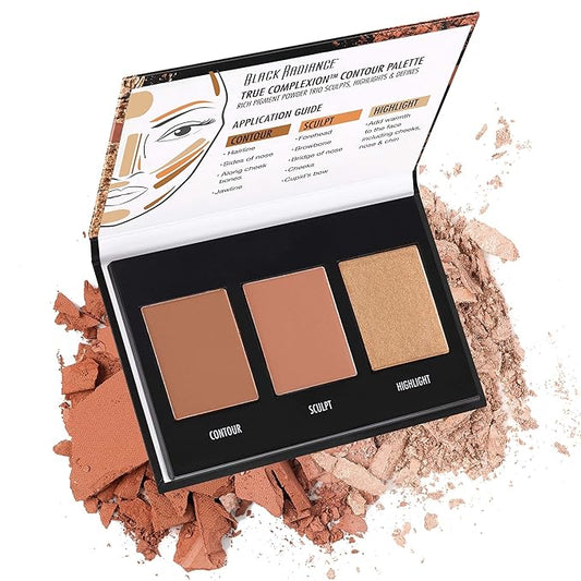 Black Radiance True Complexion Contour Palette, Light to