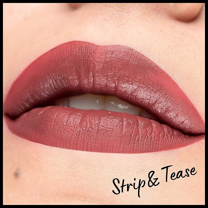 NYX PROFESSIONAL MAKEUP Lip Lingerie XXL Matte Liquid Lipstick - Strip & Tease (Brown Plum)