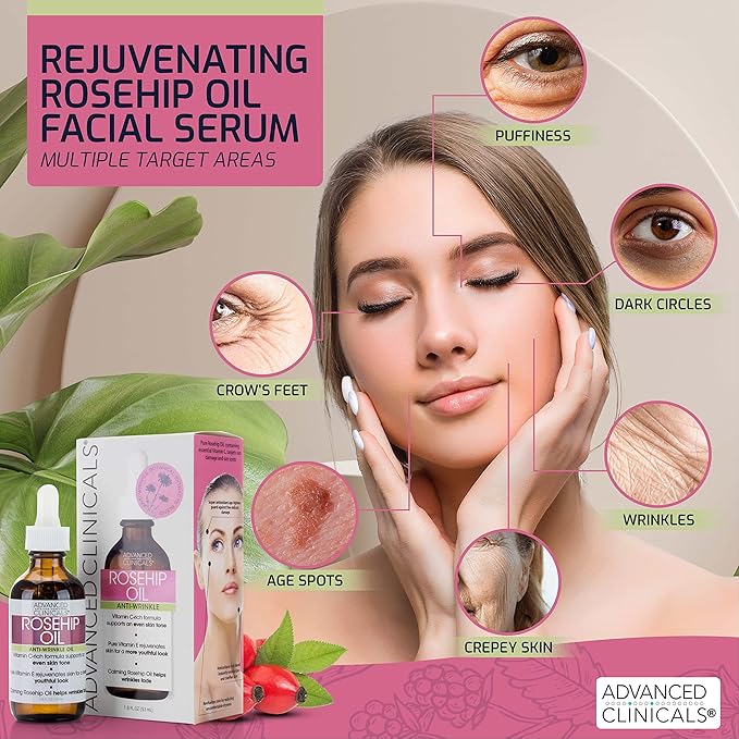 Advanced clinicals rosehip oil facial