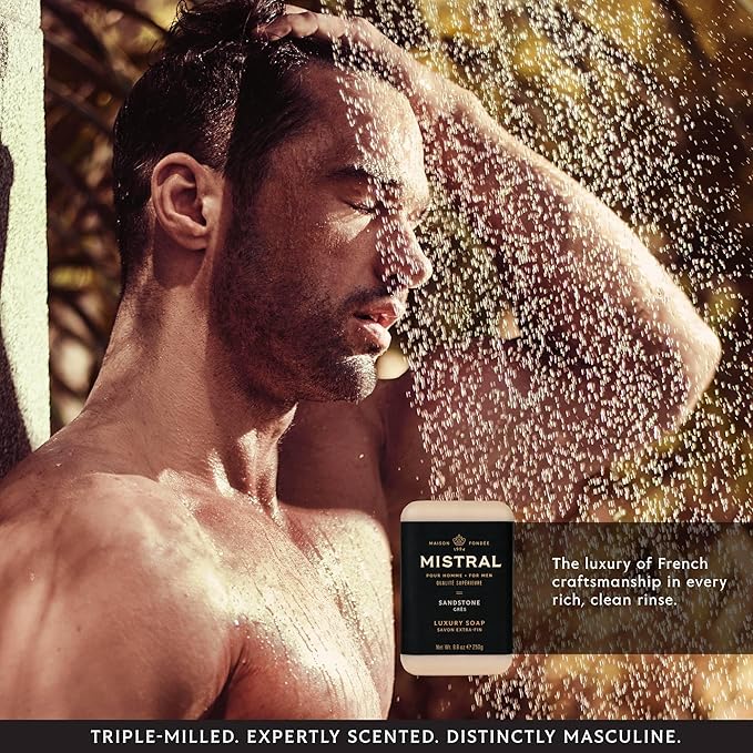 Mistral Bar Soap, Sandstone, Large Bar