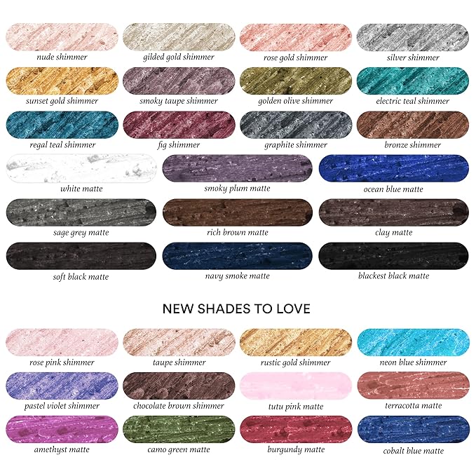 Julep When Pencil Met Gel Sharpenable Multi-Use Longwear Eyeliner Pencil - Rose Pink Shimmer - Transfer-Proof - High Performance Liner