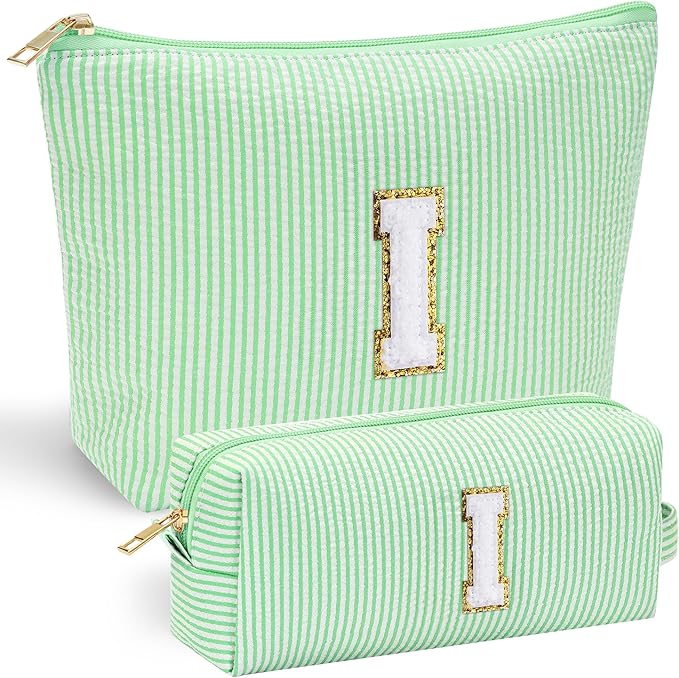 Yoolife initial makeup bag for