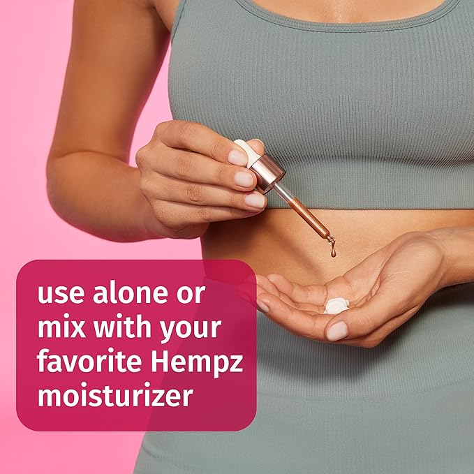 Hempz Instant Bronzing Drops, Face and Body Bronzer, Drops of Sunshine, 2 oz.