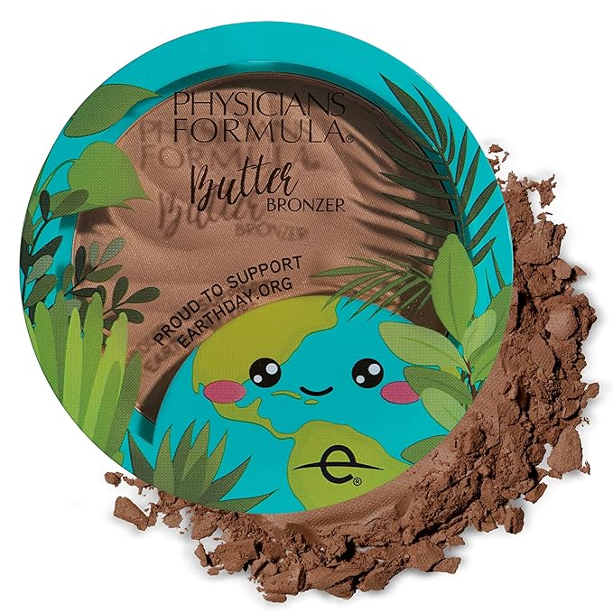 Physicians Formula Earth Day Butter Bronzer Deep Bronzer, Clean Beauty, Dermatologist Tested, Vegan, Cruelty-Free