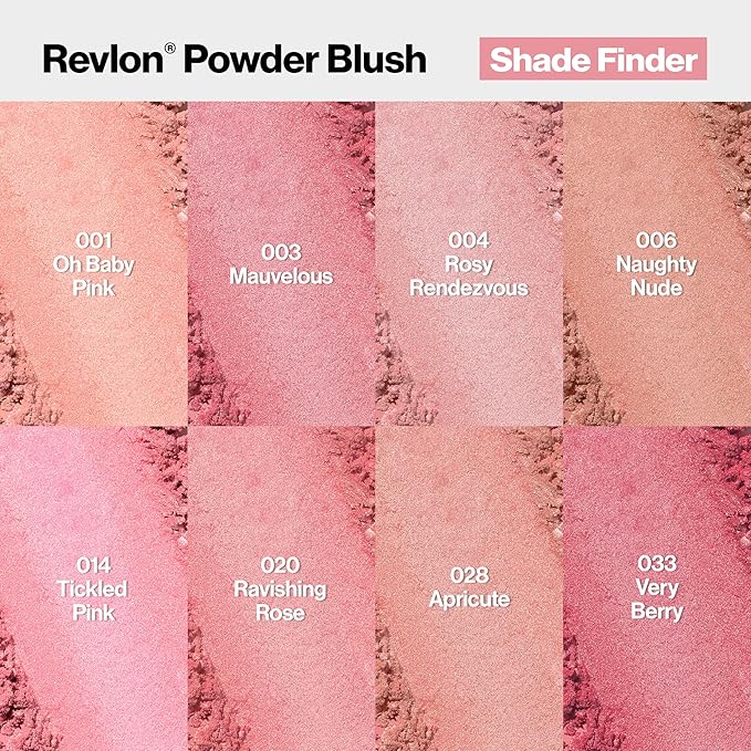 Revlon Blush, Powder Blush Face Makeup, High Impact Naughty Nude, 0.17 oz