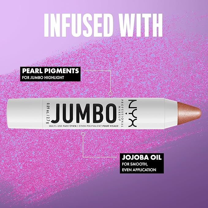 NYX PROFESSIONAL MAKEUP, Jumbo Multi-Use Face Highlighter Stick Coconut Cake