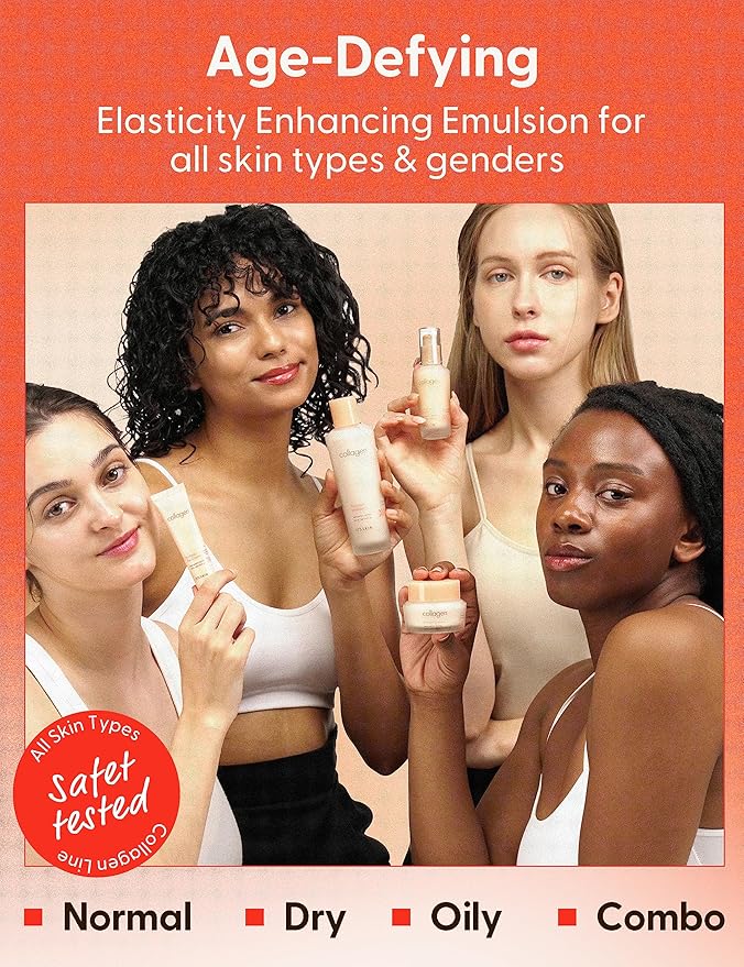 It'S SKIN Collagen Nutrition Emulsion + 5.07 fl.oz, Boosts Collagen and Adenosine for Face Lift Helps Fine Lines Supports Skin Elasticity Rich Deep Nutrition, Korean Skincare