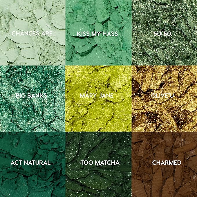 Colourpop Just My Luck Green Eyeshadow Palette - 3 oz