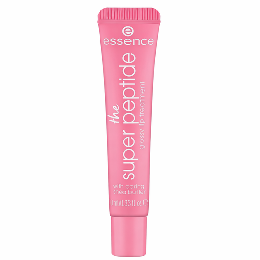 essence | The Super Peptide Glossy Lip Treatment | Hydrating, Nourishing and Non-Sticky | Vegan, Gluten Free and Cruelty Free (02 |Pinkified!)